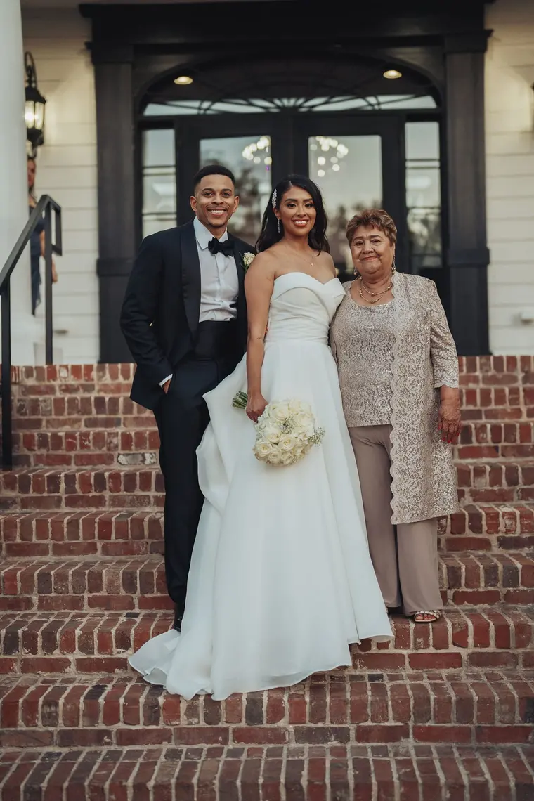 The two of us with my mother