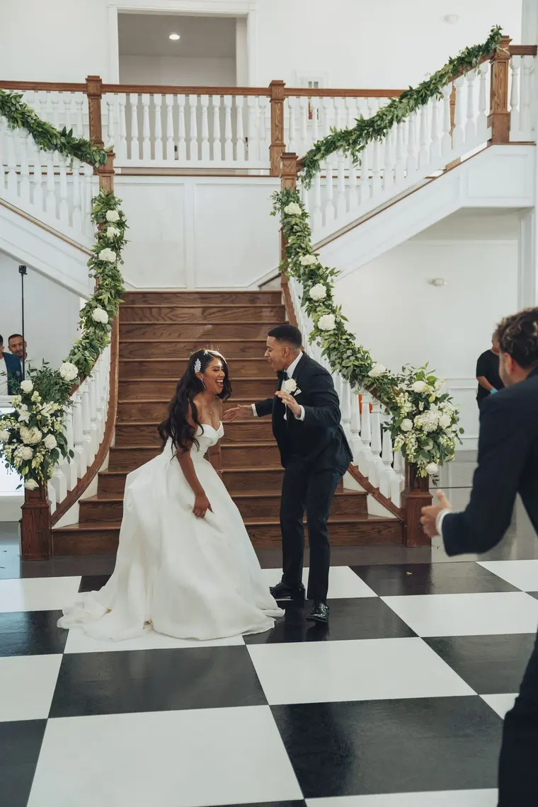 The grand entrance to the reception