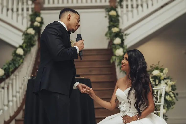 Singing to her at the reception
